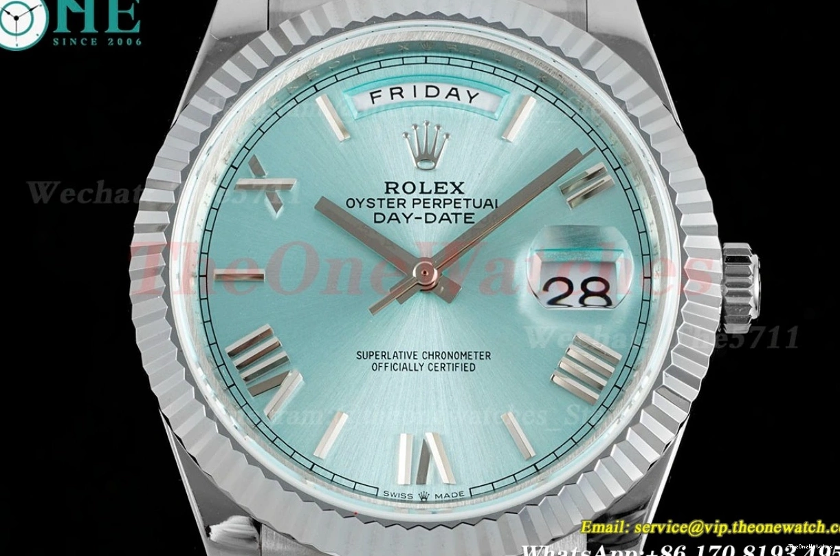 VR3255 JDF Weight) 40mm Blue Ice DayDate Rmn SS (Gain V4 228236 SS 0114